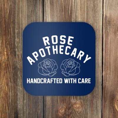 Rose Apothecary Handcrafted With Care Coaster