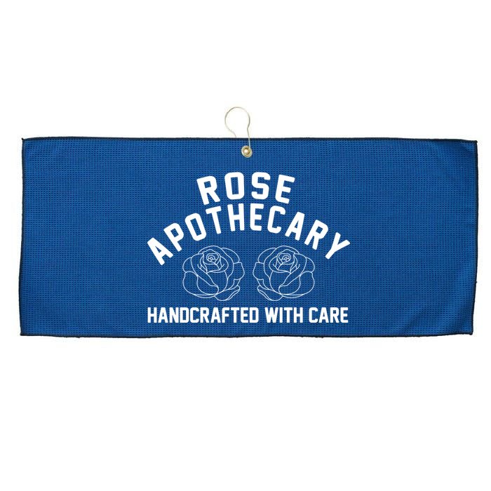 Rose Apothecary Handcrafted With Care Large Microfiber Waffle Golf Towel