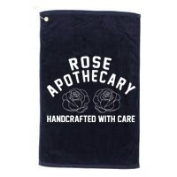 Rose Apothecary Handcrafted With Care Platinum Collection Golf Towel