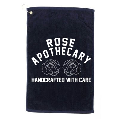 Rose Apothecary Handcrafted With Care Platinum Collection Golf Towel