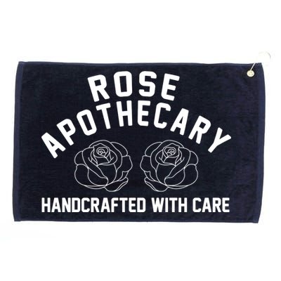 Rose Apothecary Handcrafted With Care Grommeted Golf Towel