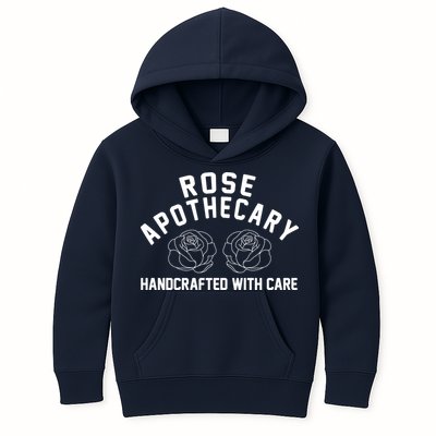 Rose Apothecary Handcrafted With Care Kids Hoodie