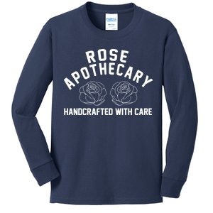 Rose Apothecary Handcrafted With Care Kids Long Sleeve Shirt