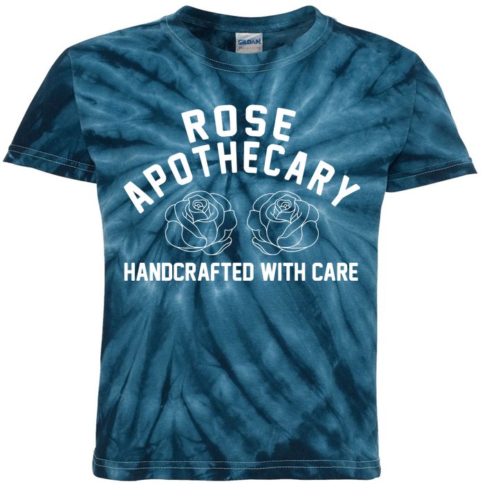 Rose Apothecary Handcrafted With Care Kids Tie-Dye T-Shirt