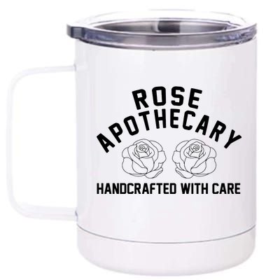 Rose Apothecary Handcrafted With Care 12 oz Stainless Steel Tumbler Cup