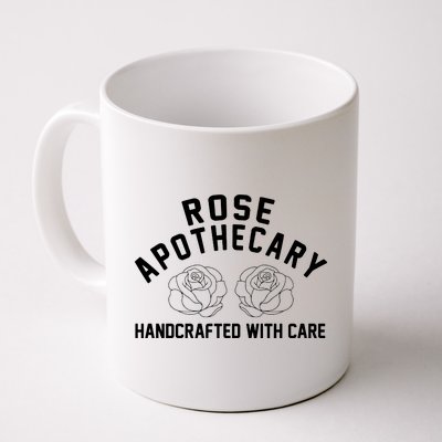 Rose Apothecary Handcrafted With Care Coffee Mug