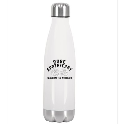 Rose Apothecary Handcrafted With Care Stainless Steel Insulated Water Bottle