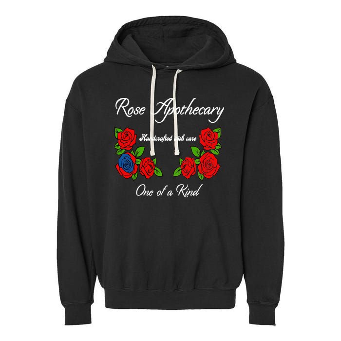 Rose Apothecary Handcrafted With Care One Of A Kind Garment-Dyed Fleece Hoodie