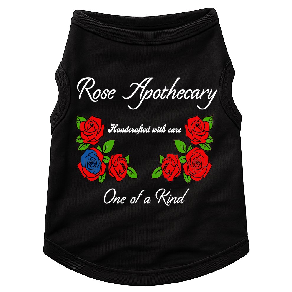 Rose Apothecary Handcrafted With Care One Of A Kind Doggie Tank