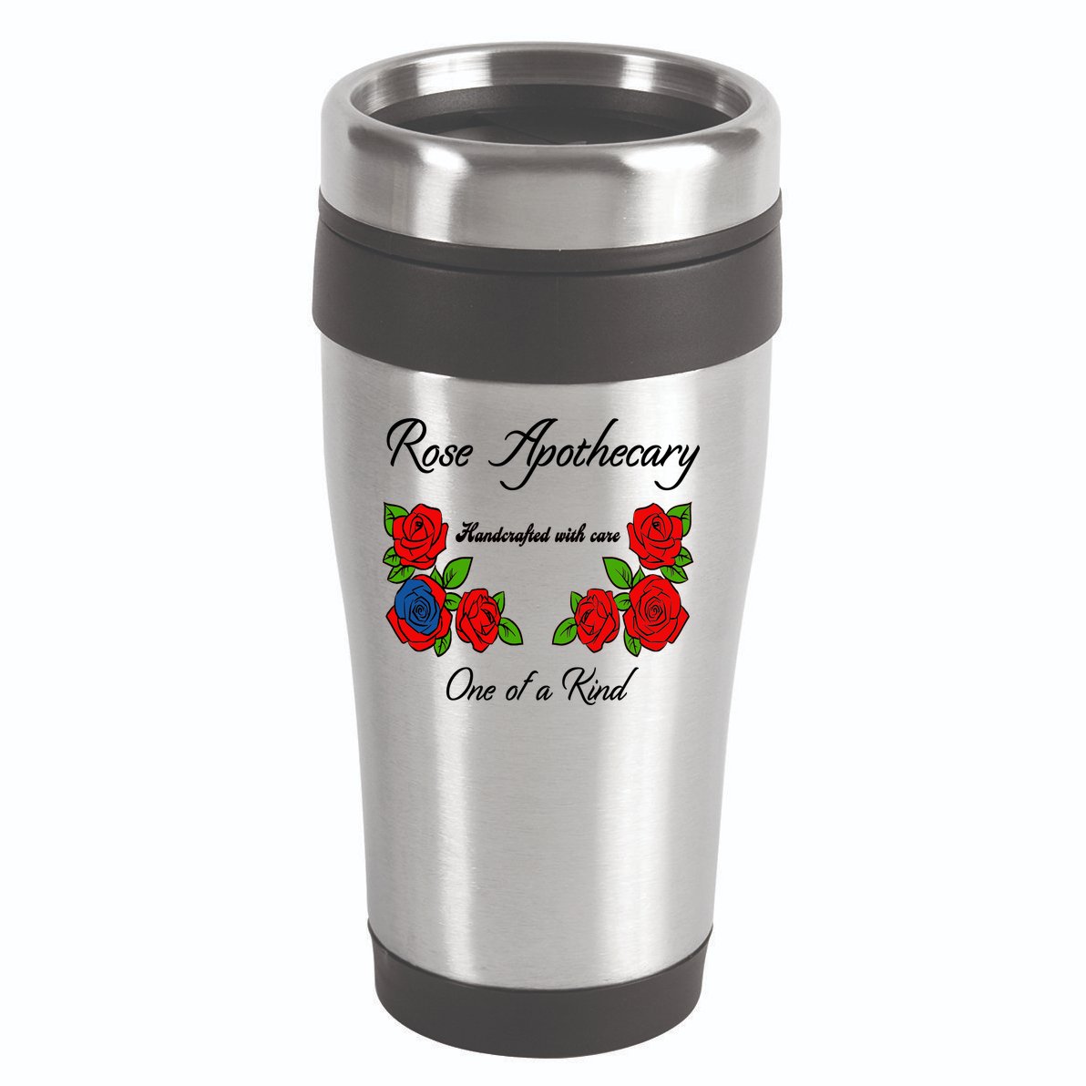 Rose Apothecary Handcrafted With Care One Of A Kind 16oz Travel Tumbler
