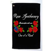 Rose Apothecary Handcrafted With Care One Of A Kind Golf Towel