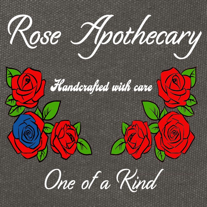 Rose Apothecary Handcrafted With Care One Of A Kind Cotton Canvas Backpack