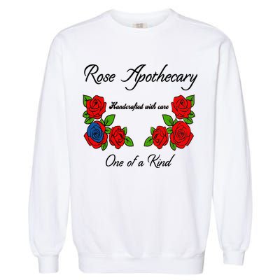Rose Apothecary Handcrafted With Care One Of A Kind Garment-Dyed Sweatshirt