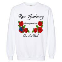 Rose Apothecary Handcrafted With Care One Of A Kind Garment-Dyed Sweatshirt