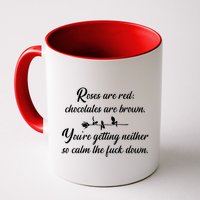 Rose Are Red Chocolates Are Brown Mug