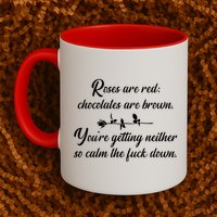 Rose Are Red Chocolates Are Brown Mug