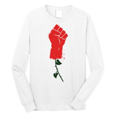 Rose Fist Women's Rights Long Sleeve Shirt
