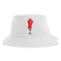 Rose Fist Women's Rights Sustainable Bucket Hat