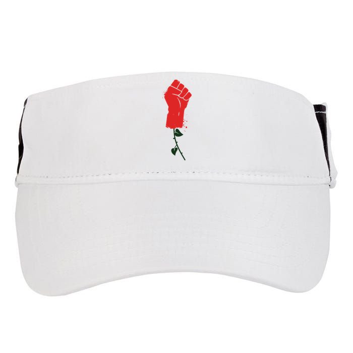 Rose Fist Women's Rights Adult Drive Performance Visor