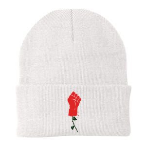 Rose Fist Women's Rights Knit Cap Winter Beanie