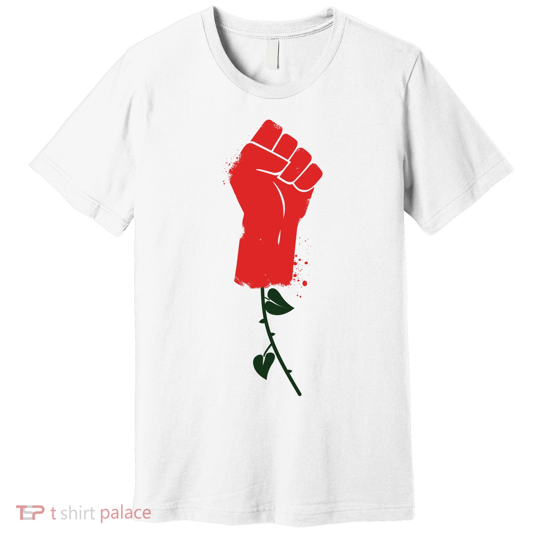 Rose Fist Women's Rights Premium T-Shirt