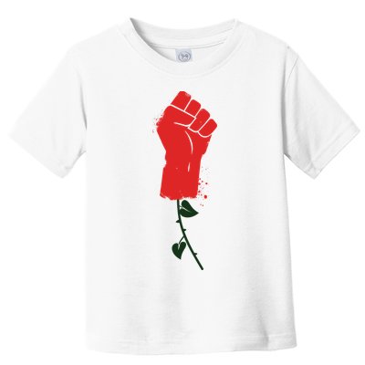 Rose Fist Women's Rights Toddler T-Shirt