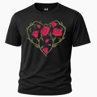 Rose Heart Cooling Performance Crew T-Shirt