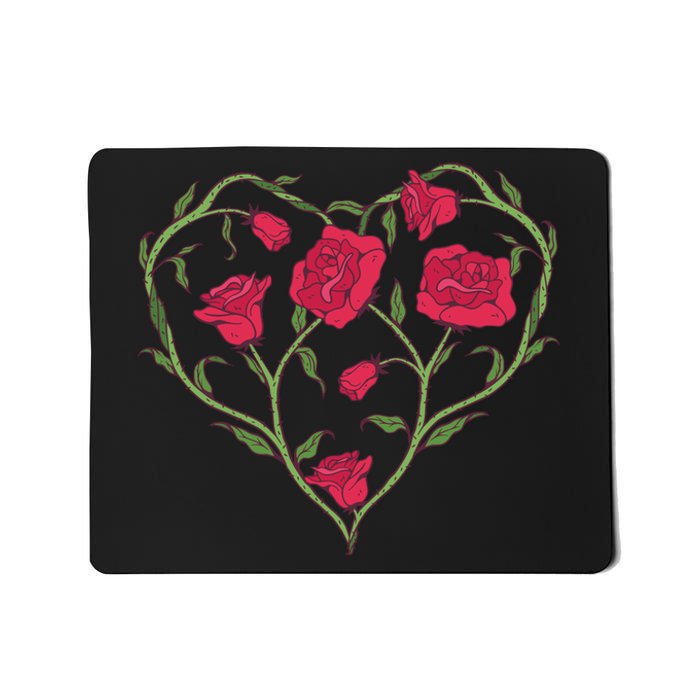 Rose Heart Mousepad