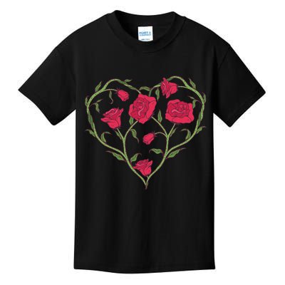 Rose Heart Kids T-Shirt