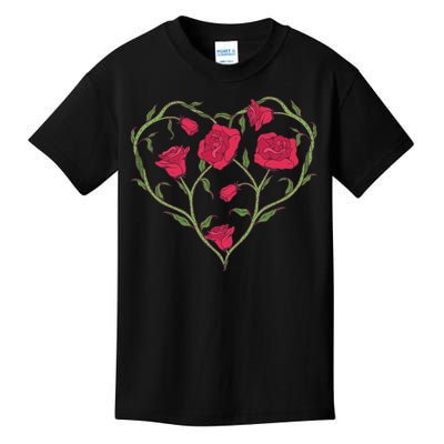 Rose Heart Kids T-Shirt