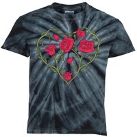 Rose Heart Kids Tie-Dye T-Shirt