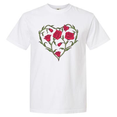 Rose Heart Garment-Dyed Heavyweight T-Shirt