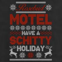 Rosebud Motel Have A Schitty Holiday Ugly Christmas Sweater 7 Panel Mesh Trucker Snapback Hat