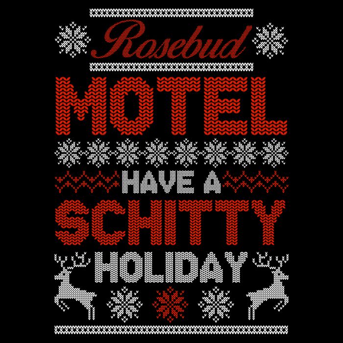 Rosebud Motel Have A Schitty Holiday Ugly Christmas Sweater Impact Tech Backpack