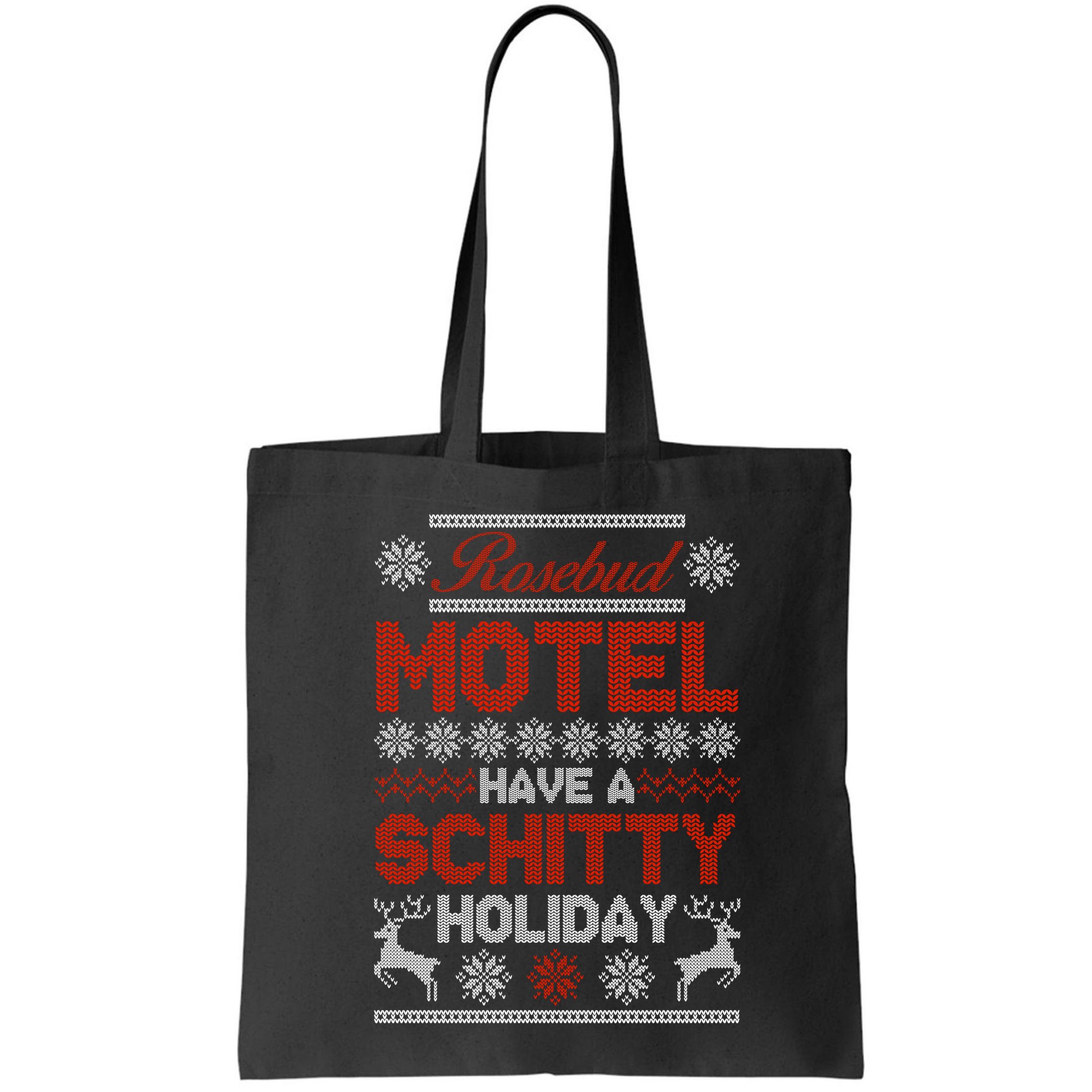Rosebud Motel Have A Schitty Holiday Ugly Christmas Sweater Bag