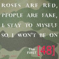 Roses Are Red People Are Fake First 48 Legacy Tie Dye Trucker Hat