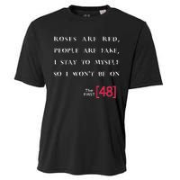 Roses Are Red People Are Fake First 48 Cooling Performance Crew T-Shirt