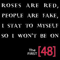 Roses Are Red People Are Fake First 48 Impact Tech Backpack