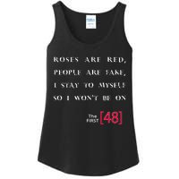 Roses Are Red People Are Fake First 48 Ladies Essential Tank