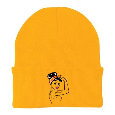 Rosie The Riveter Girl Power  Knit Cap Winter Beanie