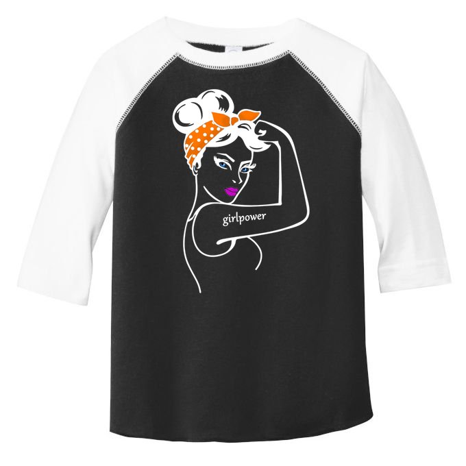 Rosie The Riveter Girl Power  Toddler Fine Jersey T-Shirt