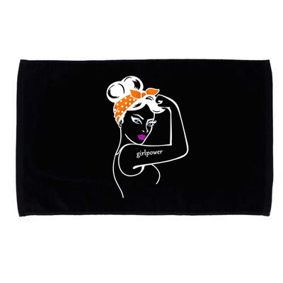 Rosie The Riveter Girl Power  Microfiber Hand Towel