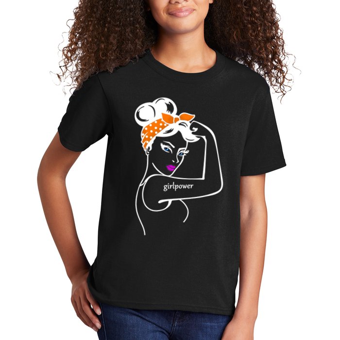 Rosie The Riveter Girl Power  Kids T-Shirt