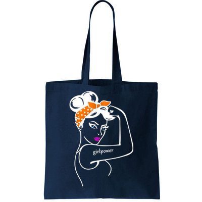 Rosie The Riveter Girl Power  Tote Bag