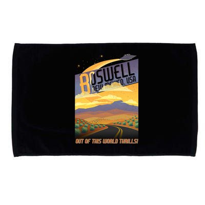 Roswell New Mexico Travel Poster Microfiber Hand Towel