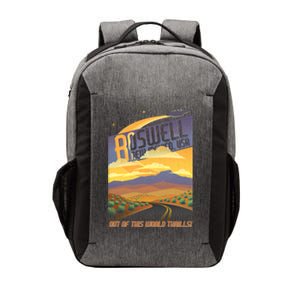 Roswell New Mexico Travel Poster Vector Backpack