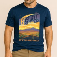 Roswell New Mexico Travel Poster Performance Shirt