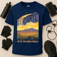 Roswell New Mexico Travel Poster Performance Shirt