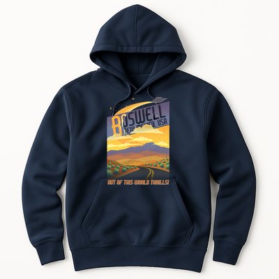Roswell New Mexico Travel Poster Hoodie