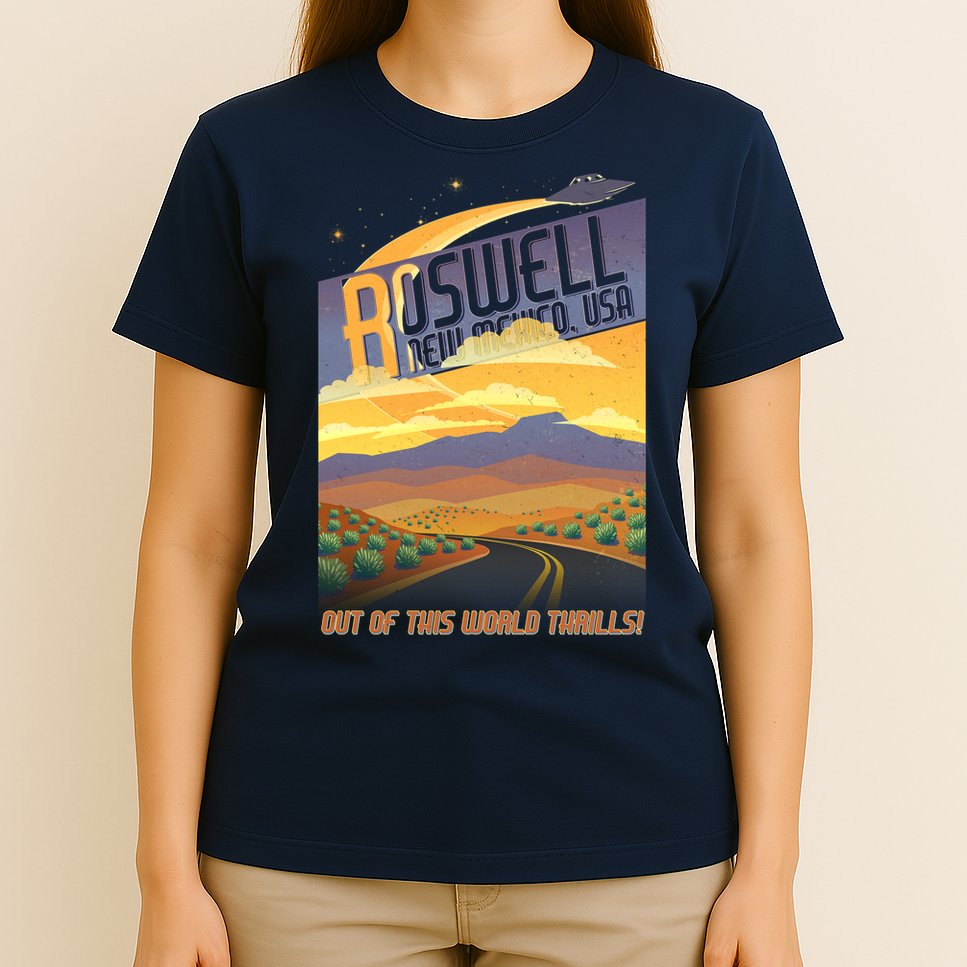 Roswell New Mexico Travel Poster T-Shirt